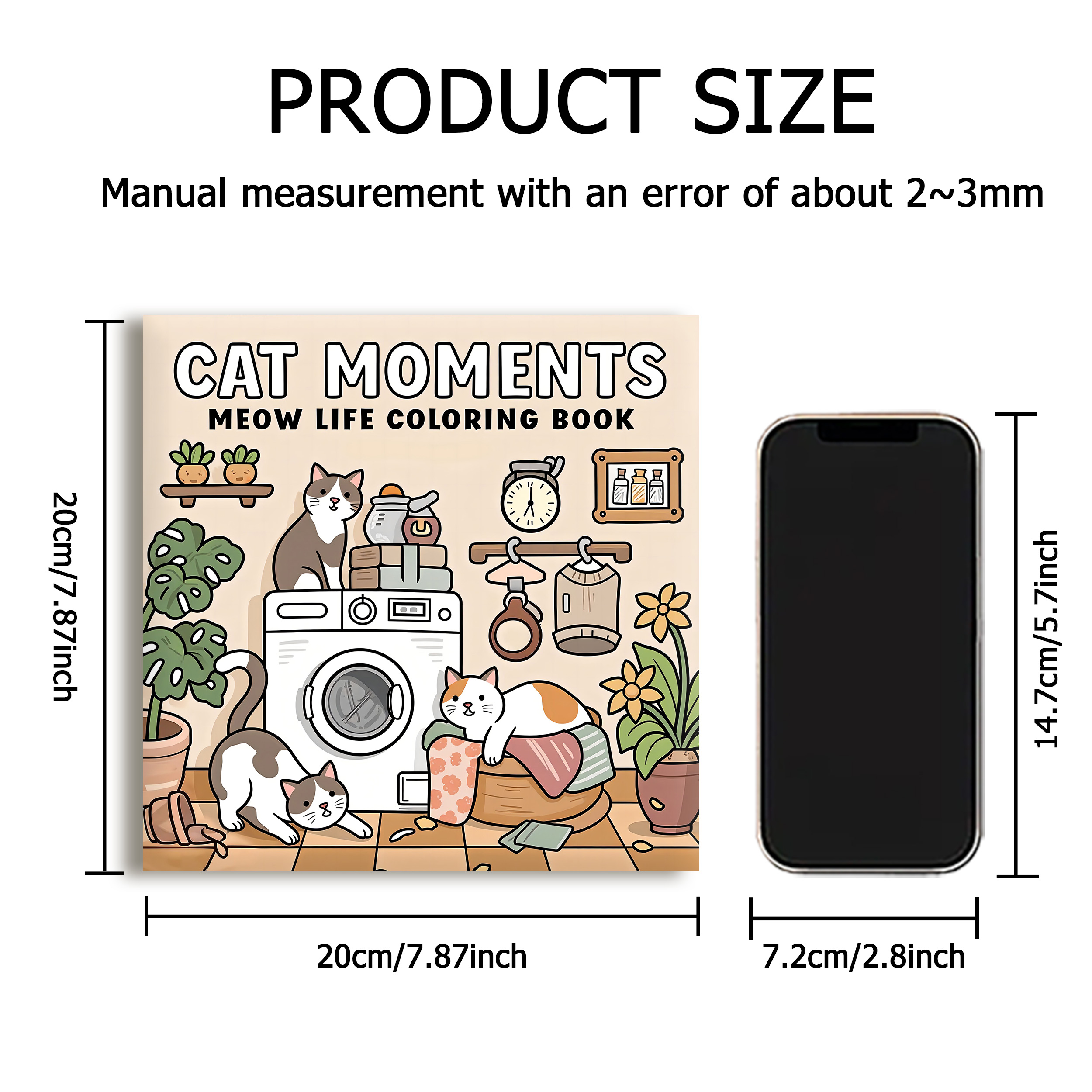CAT MOMENTS Libro da colorare con motivi audace e facile per adulti Simpatico libro da disegno Regalo perfetto per feste e compleanni