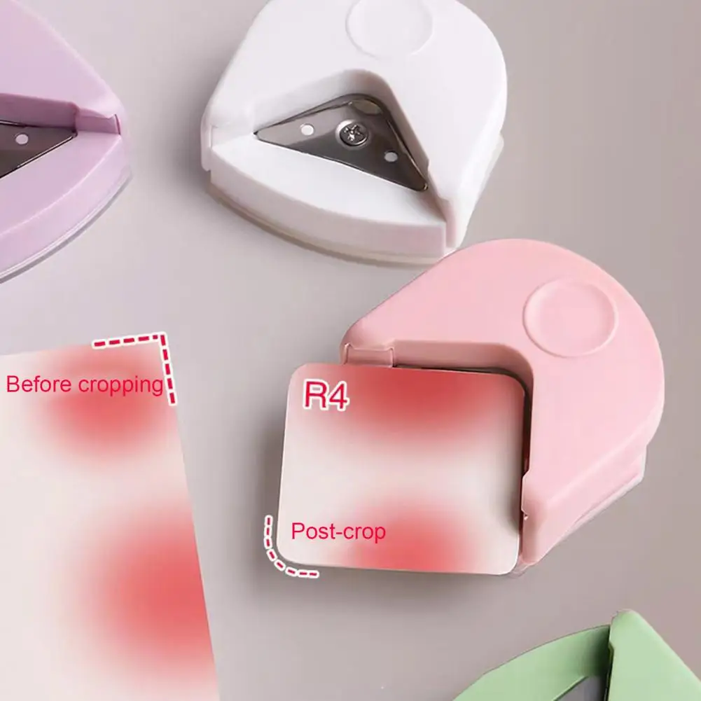 3 In 1 5.4*2.5cm Corner Rounder Paper Photos Scrapbooks Metal Blade R-4 Fillet Corner Cutter DIY Handcraft Paper Craft Tools