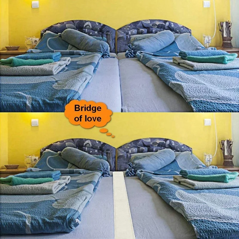 Giường Cầu Đôi Cho Vua Chuyển Đổi Bộ Điều Chỉnh Nệm Kết Nối Dành Cho Giường BedspaceFiller Đôi Giường Cổng Kết Nối