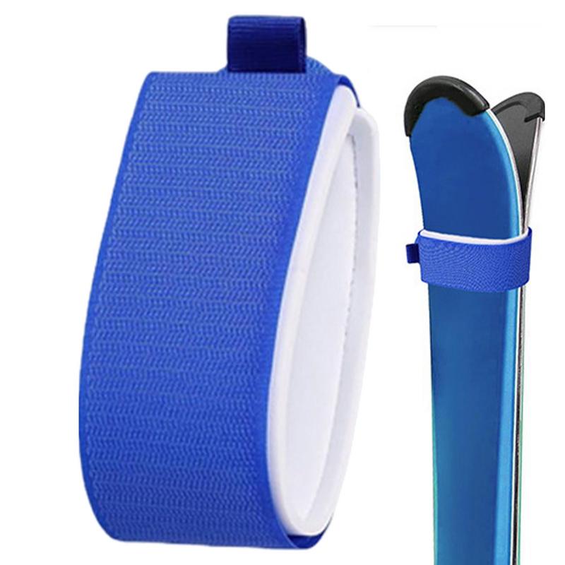 Ajustável Nylon Snowboard Strap, Ski Wraps, Fixadores Acessórios, EVA Protective Pads, Encadernação Correias
