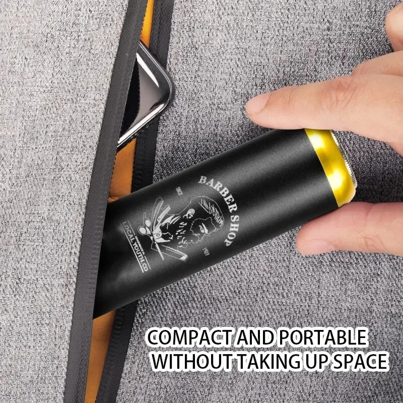 Afeitadora facial USB para hombre, resistente al agua, sin irritación, Mini afeitadora portátil de acero inoxidable, afeitadora afilada, cosas para hombre, coche de viaje