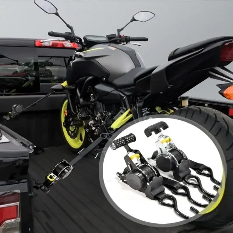 Correias automáticas para fita de carga cintos retráteis para motocicletas cinta de catraca para carga alça de bagagem cinto tensor de catraca para carro