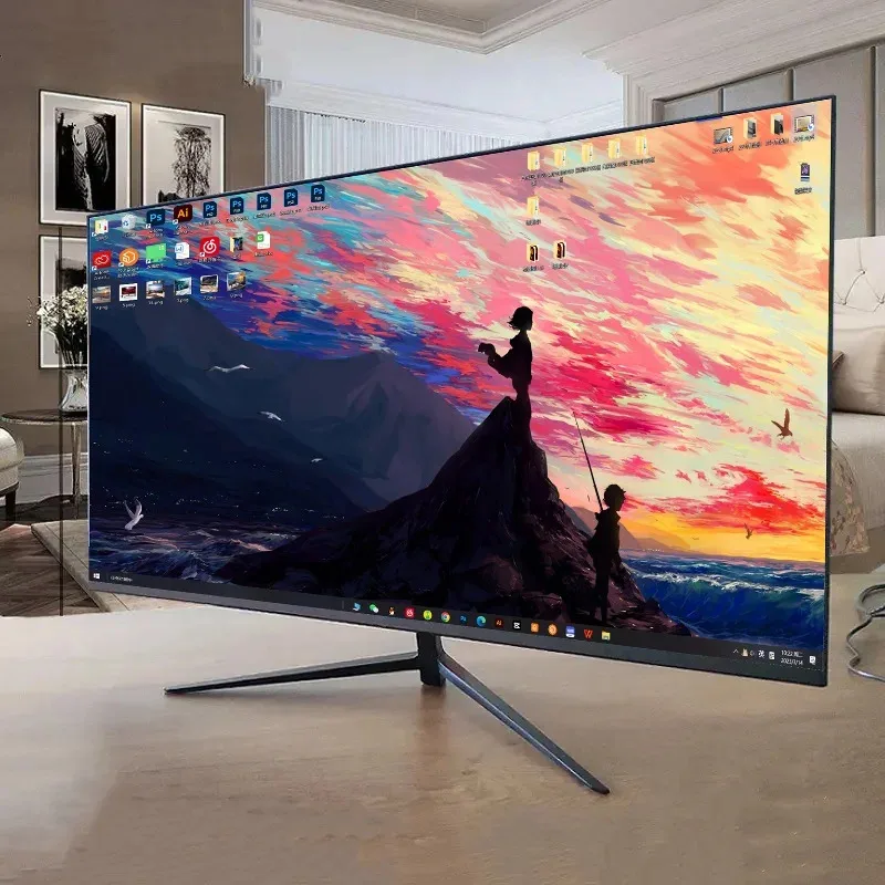 100hz Computadoras 144hz Ips Dp 21.5 Ips 2k Curved Inch Lcd 3440*1440 Computer 144hz Display Pc Inch Gaming Monitors Screen Pc
