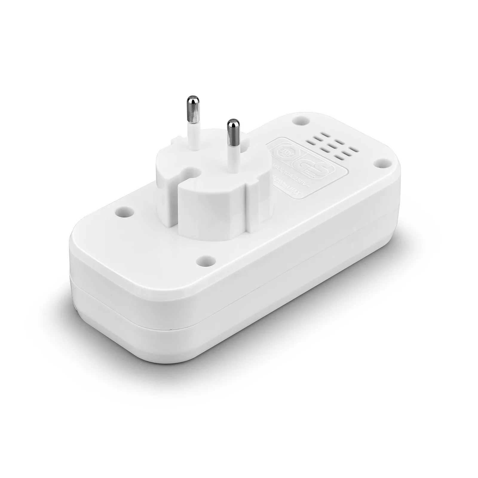 EU ปลั๊กแปลงปลั๊กมัลติฟังก์ชั่น SOCKET Extender พร้อม 2 USB Charger Multi Outlet Adapter สําหรับ Home/Office Universal SOCKET