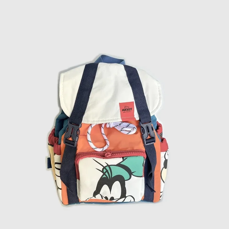 Disney kinder Rucksack Luxus Marke kinder Schule Tasche Cartoon Nette Hochwertige Mode Mädchen Kordelzug Rucksack
