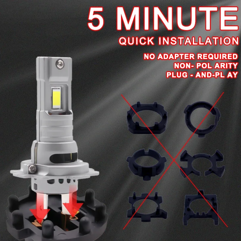M2P H7 Led Headlight 6500K H11 H8 Fog Light 9005 HB3 H1 9006 H4 Car LED Lamp LED Headlight Bulb RoHS Light 4300K 3000K
