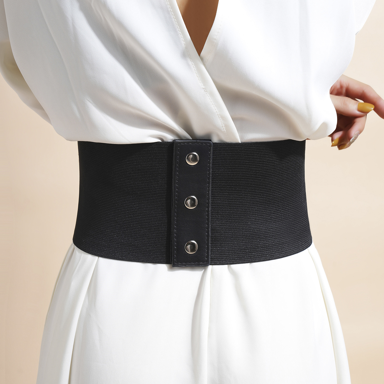 Женский уличный корсет в стиле ретро, с эластичным поясом