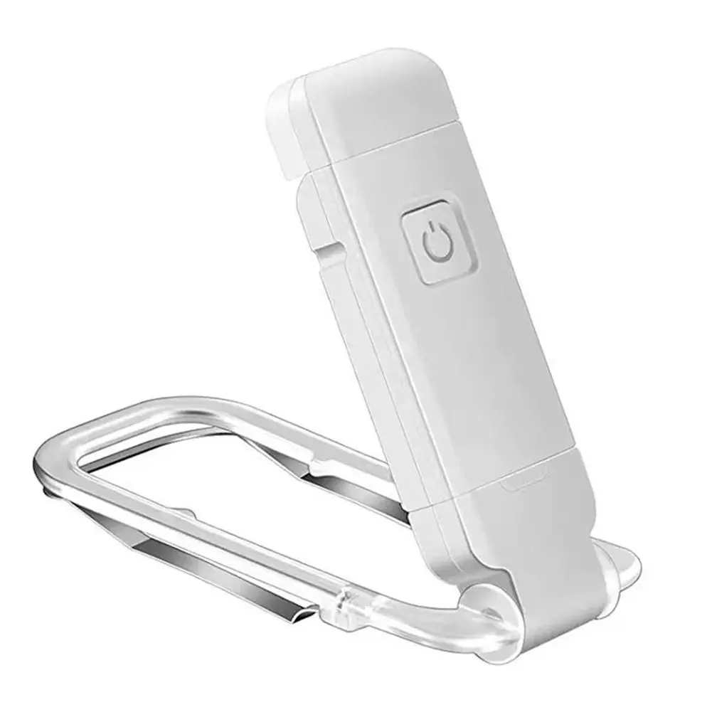 Nuevas luces de lectura portátiles plegables recargables por USB protección ocular 3 colores claros lámpara de noche de brillo ajustable
