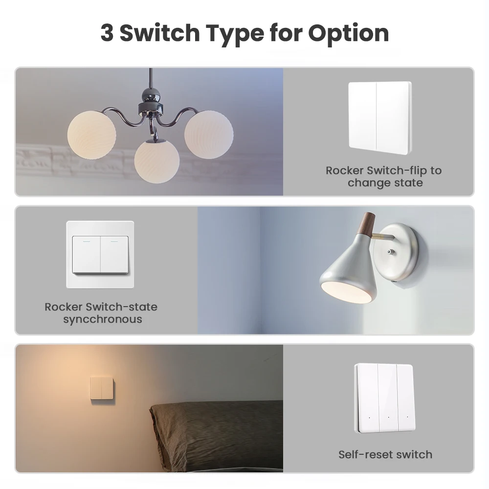 AVATTO Tuya ZigBee/WiFi Smart Module Dry Contact DC 32V AC 100-240V Smart Home DIY Breaker Relay Timer Work for Alexa Google