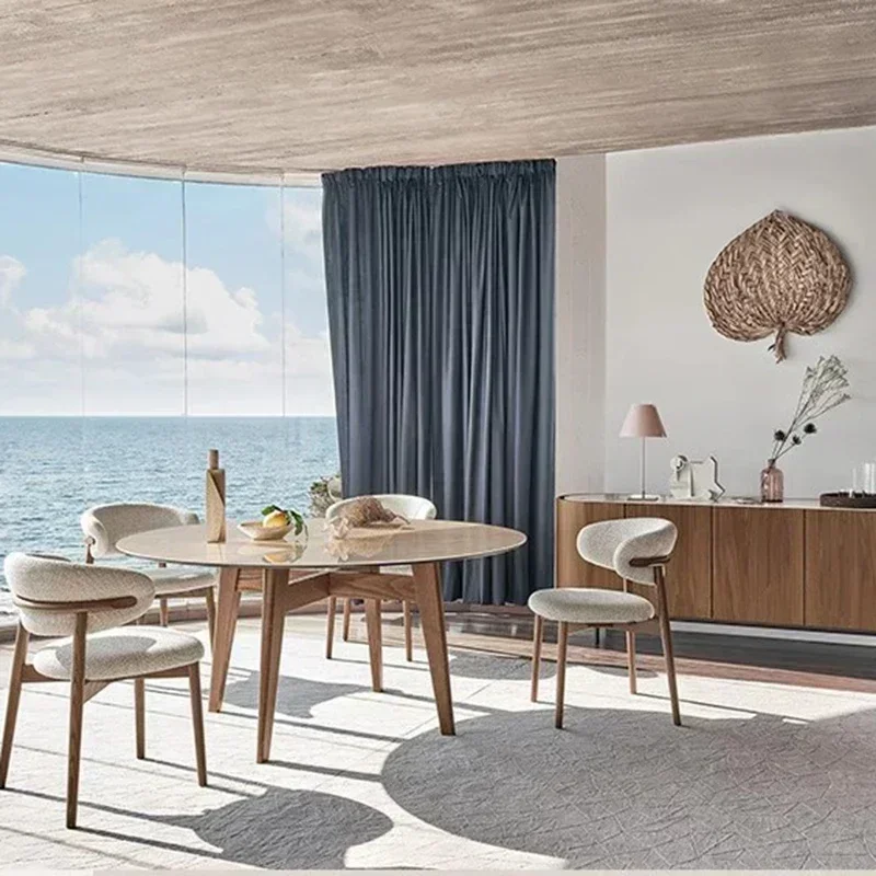 シンプルでスタイリッシュなチェアライト高級北欧スタイルモダンチェアホームデスクダイニングルームカデイラスキッチンチェア AuraCraft