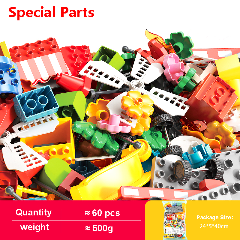 BULK Big Particle Building Block อุปกรณ์เสริมสัตว์บ้าน DIY ประกอบอิฐเด็ก 3-6 ปีของเล่นเพื่อการศึกษาและของขวัญ