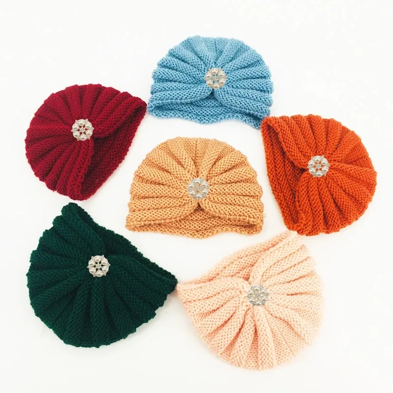 ฤดูหนาวหมวกทารกแรกเกิดทารก Bonnet หมวกเด็กถักเด็กวัยหัดเดินหมวกสําหรับเด็กผู้หญิงอุปกรณ์เสริมเด็กหมวกเด็กหมวกถัก