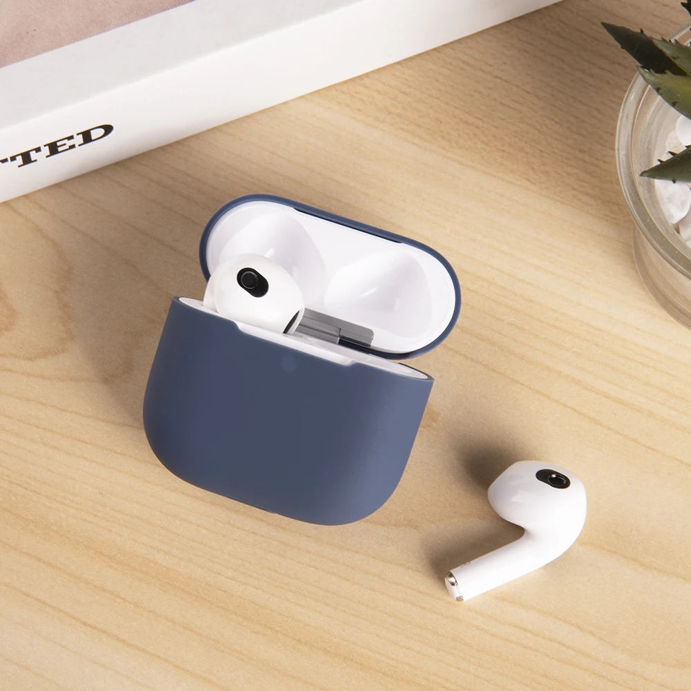 Silikonowe etui na słuchawki do słuchawek Airpods 4 Etui ochronne na słuchawki Apple Airpods 4 4th Gen Coque Funda Sleeve Capa