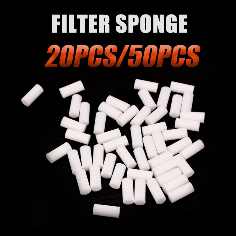 50pcs/Lot High Pressure Hand Pump Filtering Elements Air Refilling Filter Cottons Dry Water Air Purify Replacement Kit