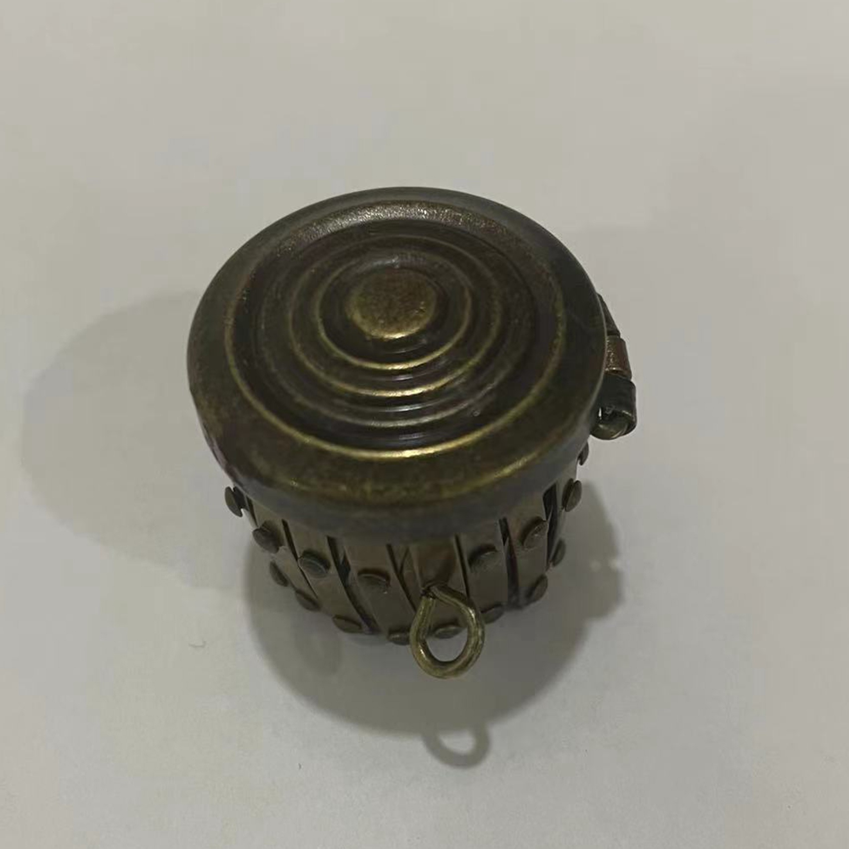 Round Bags Hardware Purse Frame Parts Pen Bag Clutch Frame Clasp Coin Cylinder Purse Accessories(Silver)