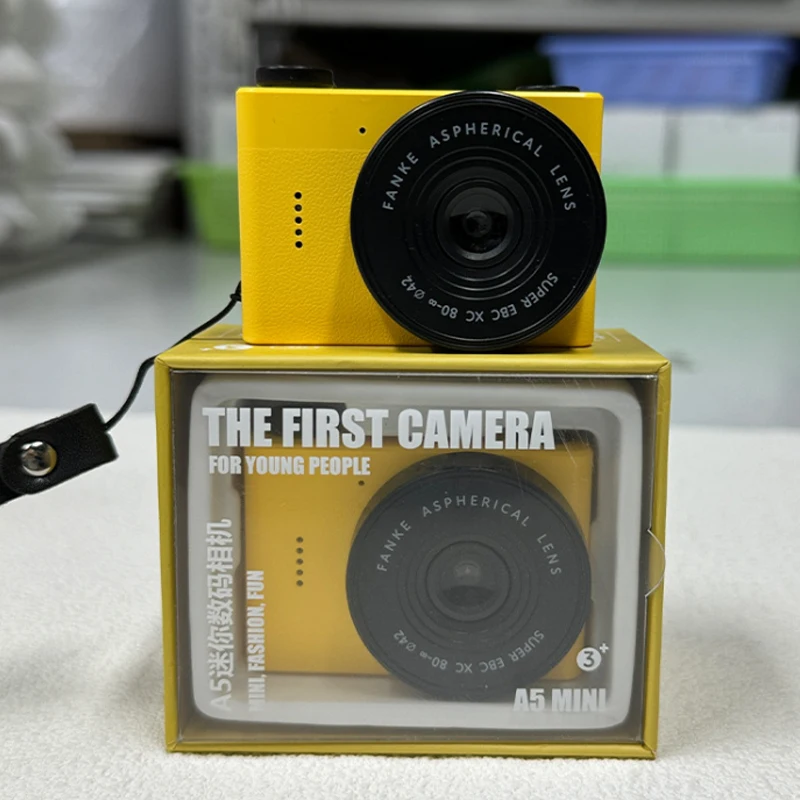 new2024 multi-functional student camera front and rear dual camera portable pocket camera retro mini digital camera holiday gif