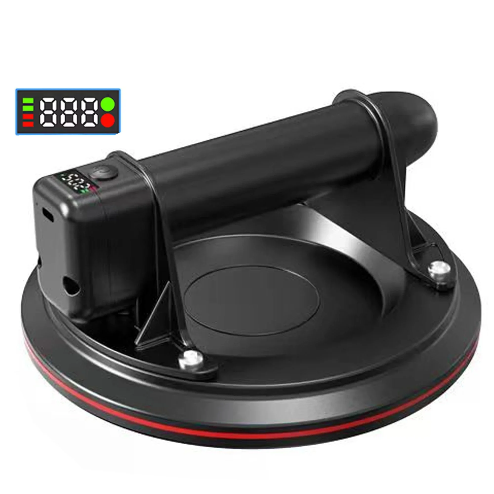 Elektrische vacuümzuignap 8 inch 250 kg draagvermogen Zware vacuümheffer voor granieten tegels Glas Handmatig heffen Powerfu
