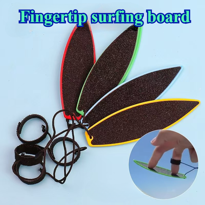 Fingers Surf สเก็ตบอร์ด Creative Mini Air ความดันกด Cool Tech สนุก Funky เด็กชายและเด็กหญิงของขวัญของเล่น