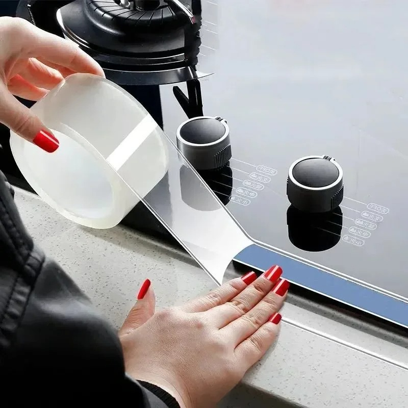 Multi-Surface Waterproof Nano Sealing Tape - Stain-Resistant & Easy to Apply, for Gaps Sealing in Home, Restaurant, Kitchen Pool