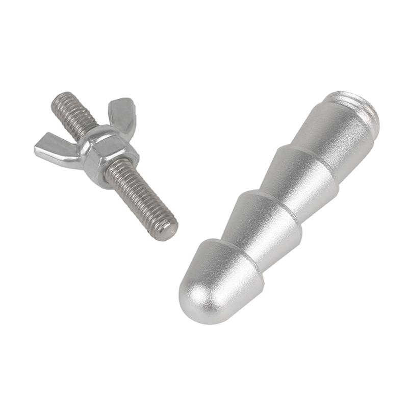 Piezas de accesorios de actuador lineal telescópico, conector 3XLR, 60mm/75mm/80mm/100mm, ventosa, placa de aluminio, copa de coque