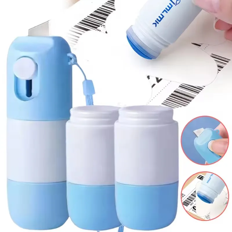 Thermal Paper Correction Fluid with Unboxing Knife Portable Durable Thermal Paper Data Identity Protection Fluid Eraser