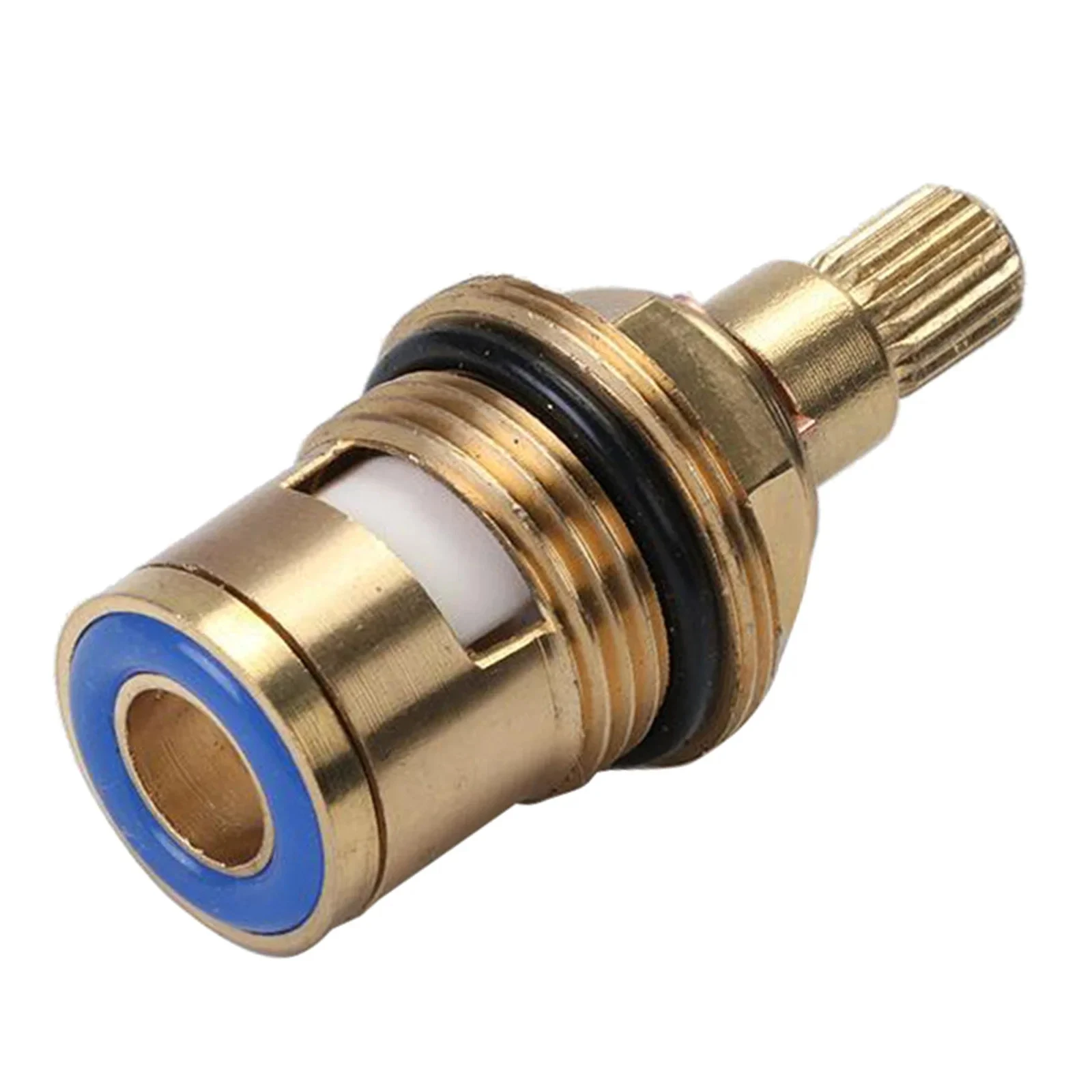 1/2pc universal substituição válvulas de torneira de bronze cartucho de disco cerâmico válvula de torneira interna para banheiro, no sentido horário ou anti-horário