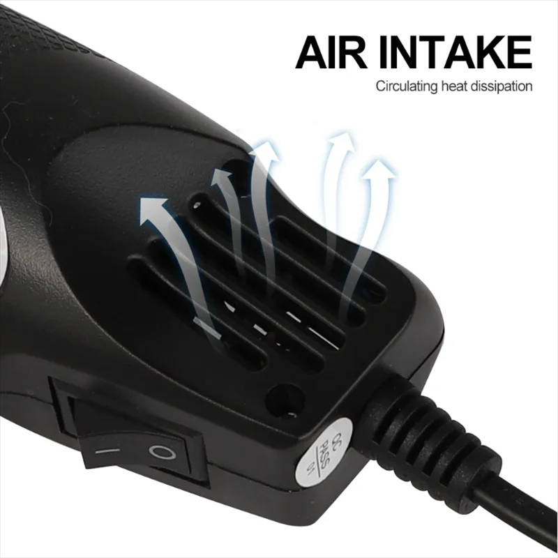 220/110V Hot Air Gun DIY Tool Heat Electric Power Tool Mini Soldering Temperature Crafts Blower with Supporting Seat Shrink