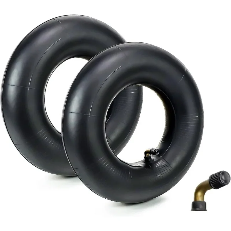 Câmera 4.10/3.50-4 "4.00-8" 16x6.50-8 tubos internos (2 pacotes) para carrinho de mão, porta-malas, trator, carrinhos de jardim, carrinho de golfe, cortadores e muito mais