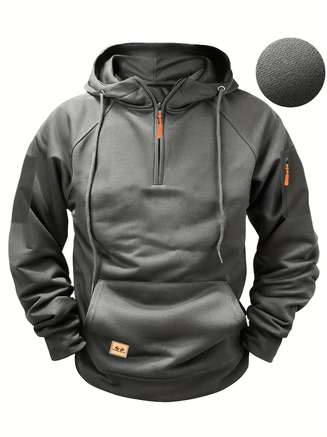 2025 multi bolso zíper velo com capuz ombro gota moletom casual das mulheres dos homens plus size solto pulôver moda moletom topo