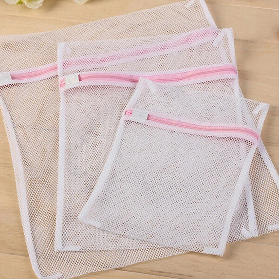 3 Cái/bộ Đồ Lót Áo Ngực Sản Phẩm Có Dây Kéo Lưới Giặt Quần Áo Túi Giỏ Đựng Đồ Gia Dụng Cụ Vệ Sinh Phụ Kiện Giặt Chăm Sóc