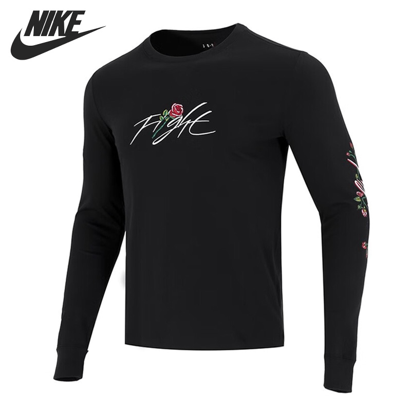 Original kedatangan baru NIKE AS BRAND maaf LS CREW baju olahraga pria t-shirt lengan panjang