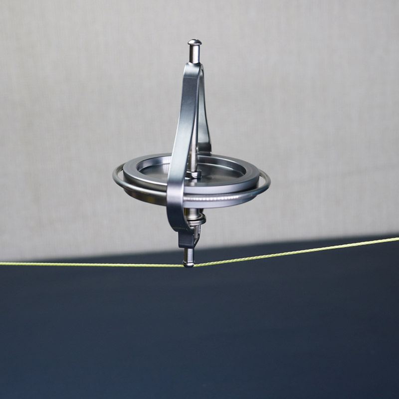 Metal Mechanical Gyroscope Black Technology Trend Decompression Toy Balance Students Classic Physics Anti-Gravity Teaching Equip