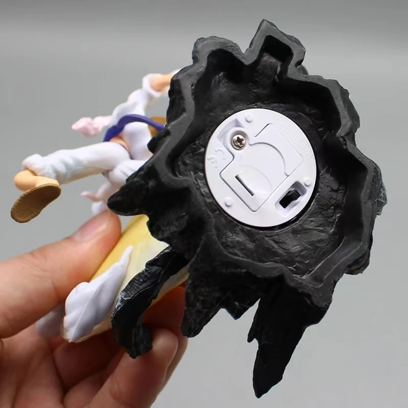 14cm uma peça anime figura lua fada nika macaco d luffy engrenagem 5 com luz da lua figura de ação estátua modelo coleção brinquedos
