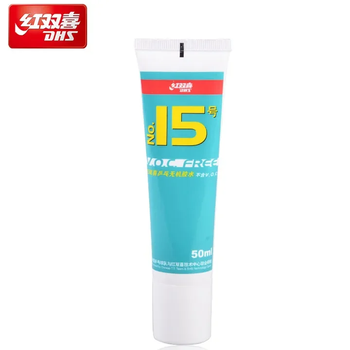 Colle à eau originale DHS No.15 sans cov, 500ml, pour raquette de Tennis de Table, batte de Ping-Pong, accessoire professionnel approuvé ITTF