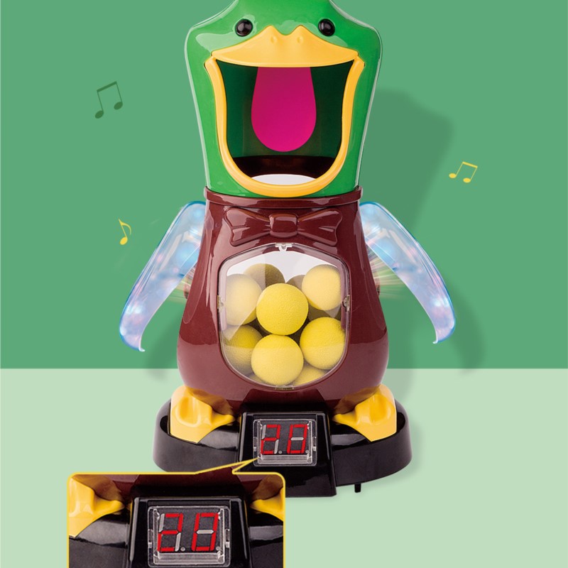 空腹の射撃アヒルのおもちゃ 98K ピストル空気動力銃ソフト弾丸ボールスコアリングバトルゲームライト付き銃を歩くことができますキッズギフト