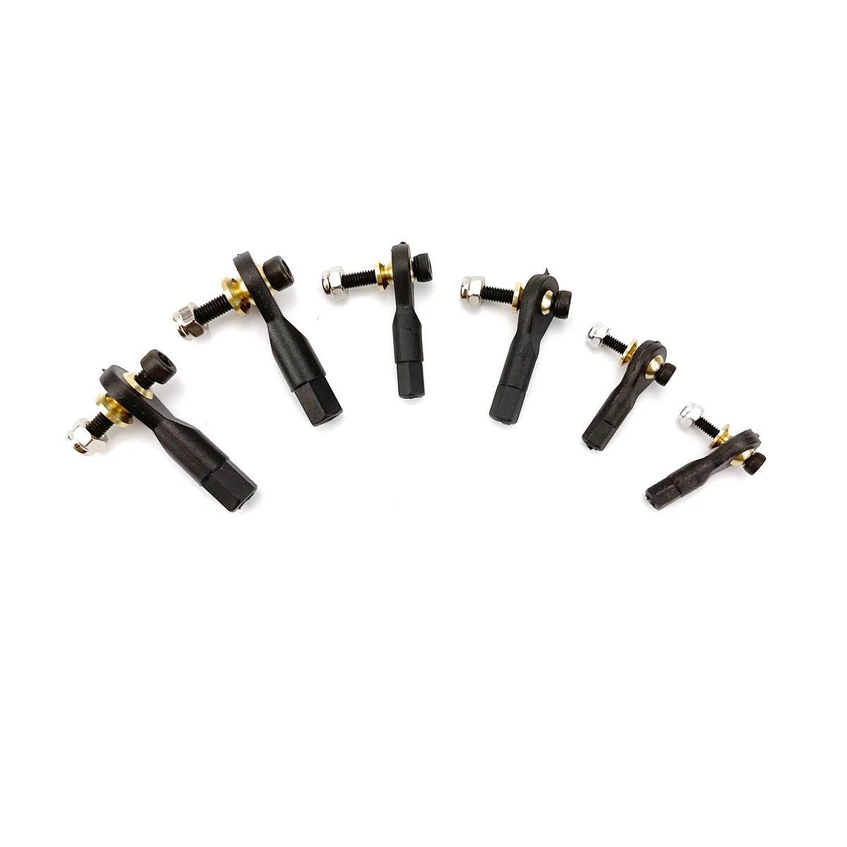 10 Chiếc M2 M2.5 M3 Nylon Kim Loại Bi Liên Kết Với Ốc Vít Lắp Ráp Bộ Cần Cấp Cho RC Mô Hình Máy Bay đồ Chơi Xe Tải Xe Tải Lỗi Phần