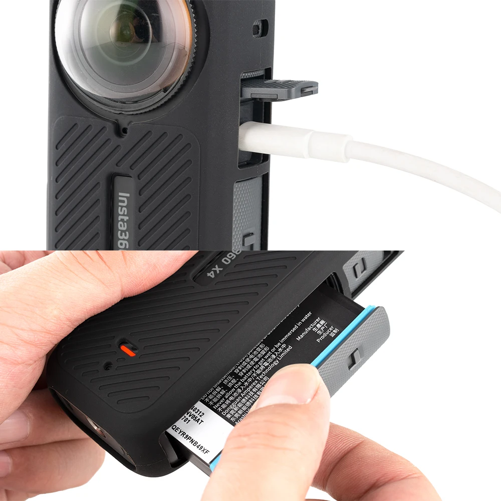 Protector de pantalla, película protectora curvada suave para Insta360 X4, funda de silicona, tapa de lente para accesorios Insta 360 X4