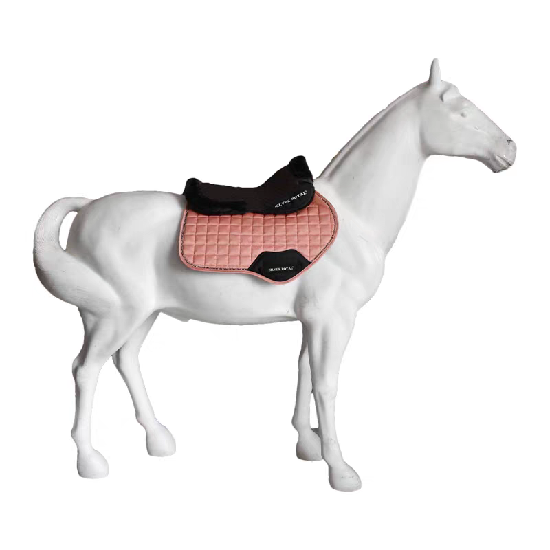 Sela com borda meia almofada meia almofada para cavalo e sela 17 polegadas 17,5 polegadas 18 polegadas