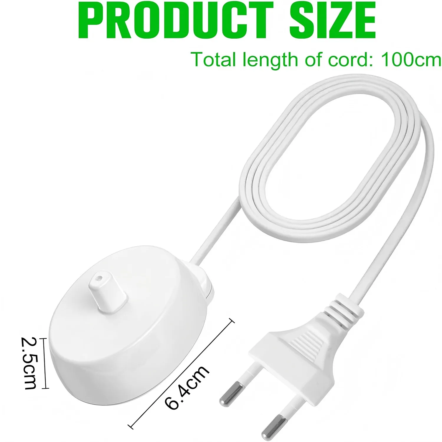 LISI Charger Fit voor Oral B Braun Elektrische Tandenborstel iO Serie 3 4 5 6 1000/3000/5000/7000/7500 Waterdichte Inductieve Basis