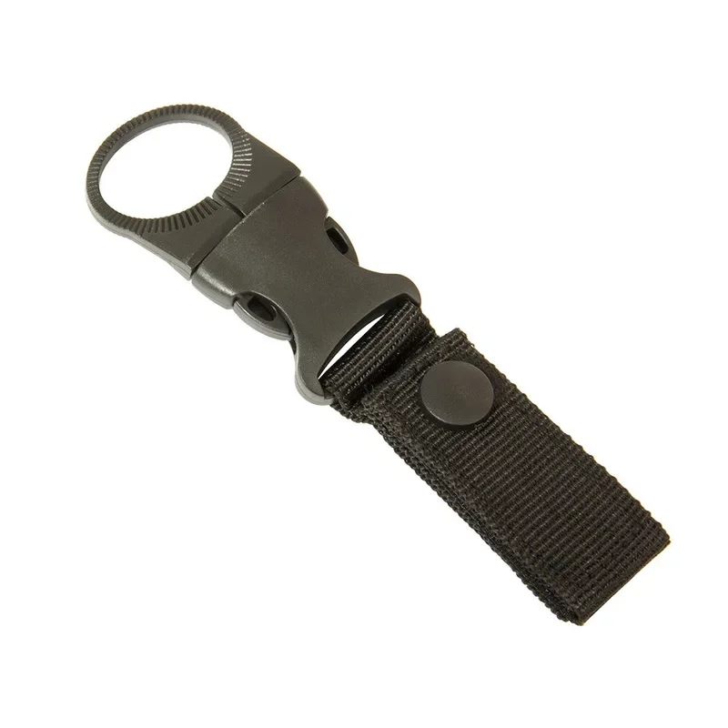 Mosquetones con hebilla para mochila, soporte para colgar botellas de agua de dibujo rápido, accesorios para acampar al aire libre, senderismo y escalada