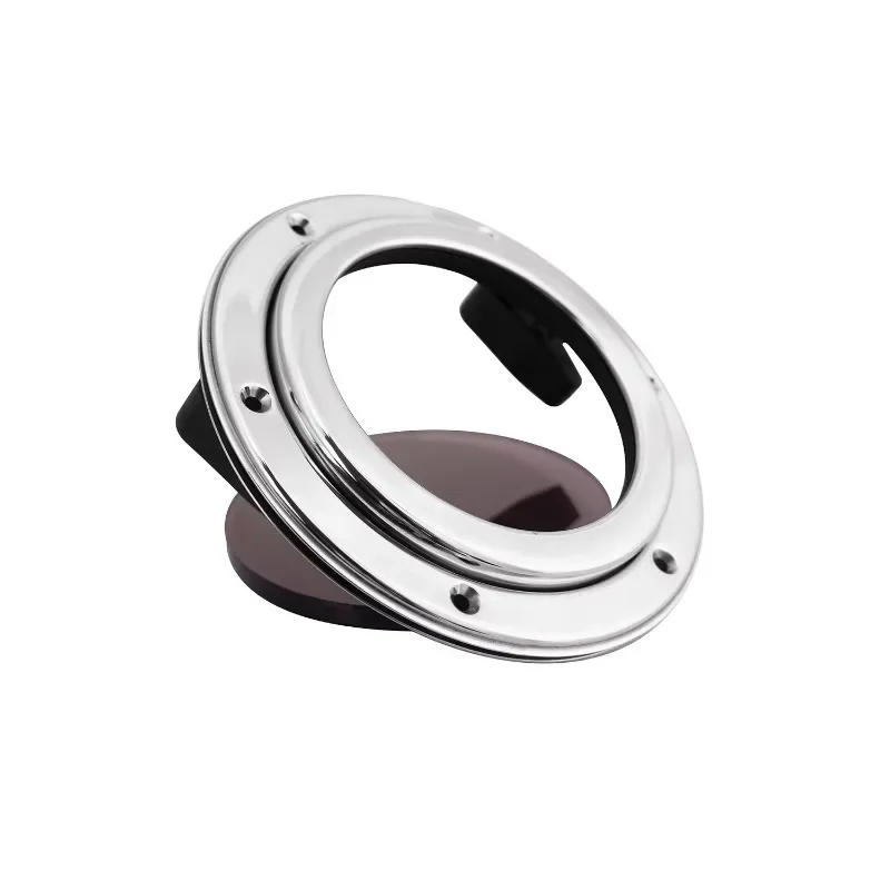 Janela de vigia de barco 5 "-7", aço inoxidável 316, acrílico, formato redondo, abertura, acessórios marinhos para barco, iates, navios, rv