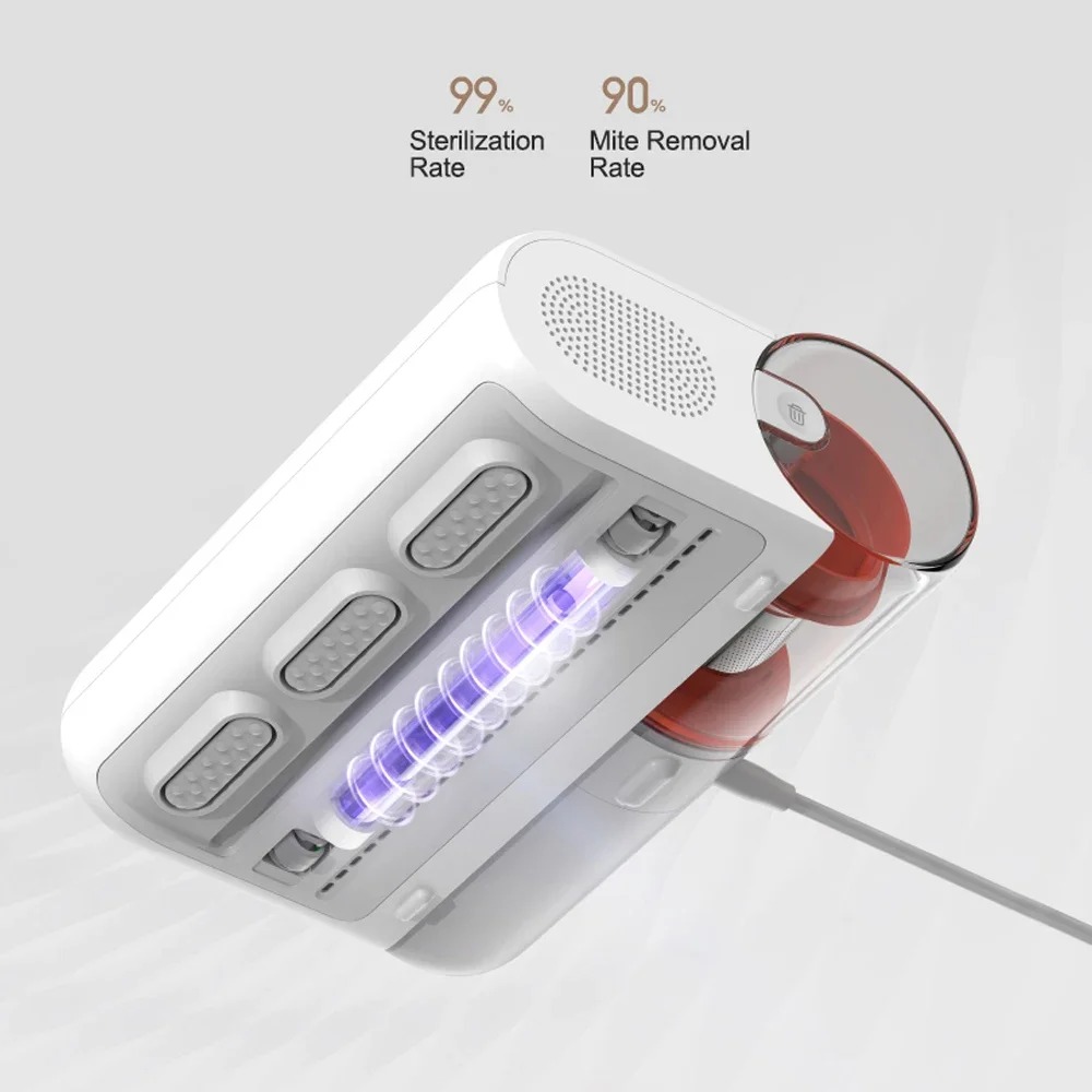 NEW 2024 XIAOMI MIJIA Mite Remover 2 For Home Bed Quilt UV Sterilization Disinfection Vacuum Cleaners 12kPa cyclone Suction -CN