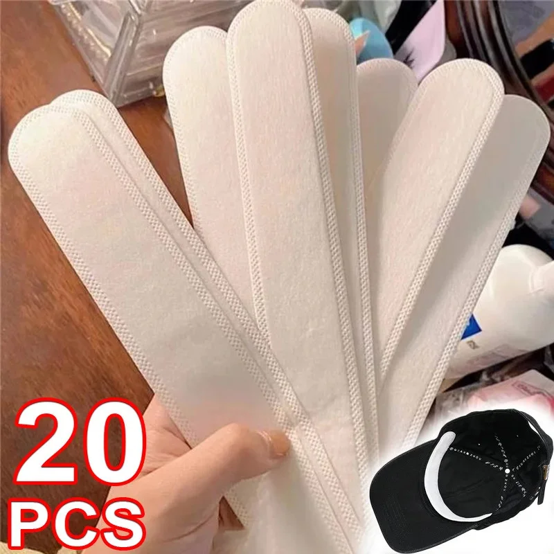 Pegatinas absorbentes de sudor para sombrero, bandas de revestimiento para gorra de verano, banda para el sudor, visera, reductor de tamaño, adhesivo, tiras absorbentes de sudor, almohadillas