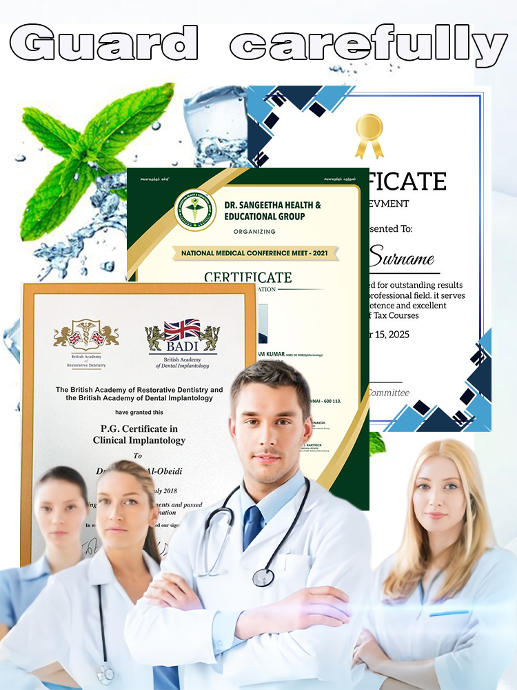 Reparar las caries, eliminar el dolor de muelas, restaurar y blanquear los dientes.