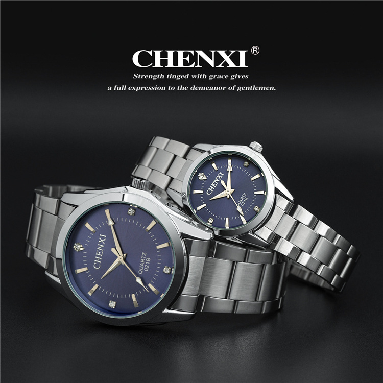 Fashon-Reloj de pulsera de cuarzo analógico para hombre y mujer, pulsera de acero inoxidable, Estilo Vintage, ideal para regalo