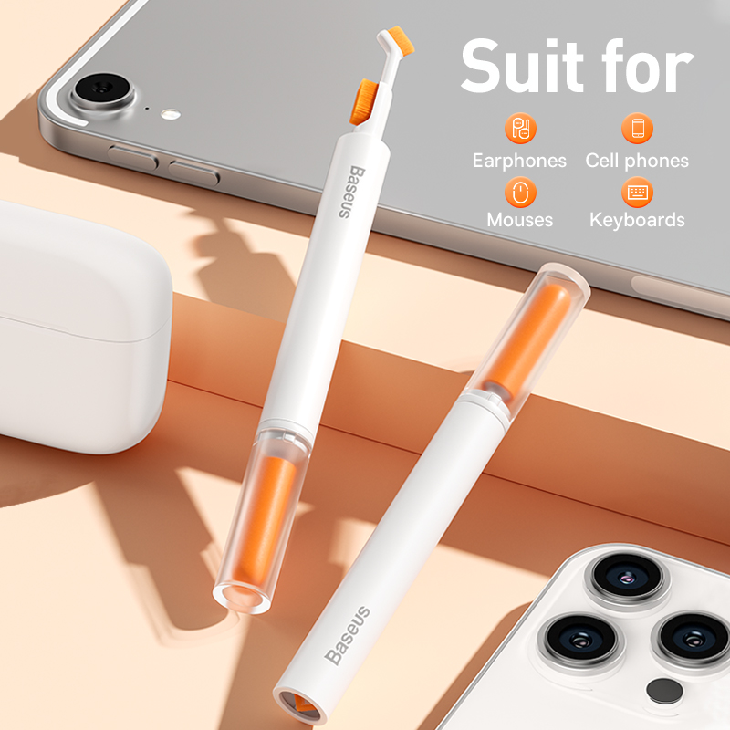 Baseus Reinigungsbürste, Bluetooth-Kopfhörer-Reinigungswerkzeug, Reinigungsset für Airpods Pro, Ohrhörer, Etui-Reinigungsset, sauberer Bürstenstift