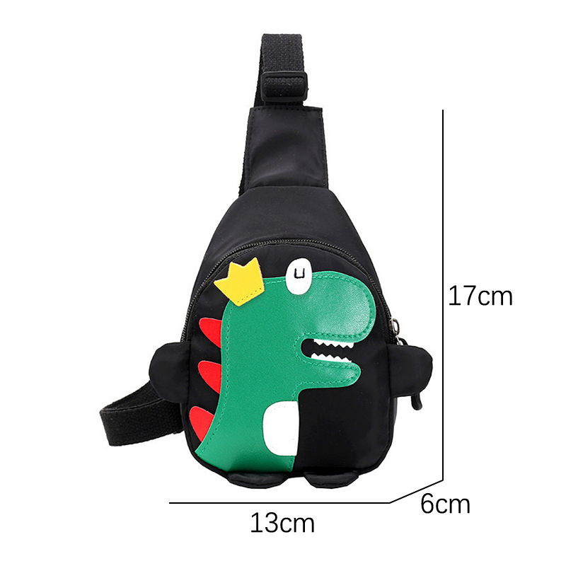 Moda Cartoon dinozaur torby Crossbody chłopcy dziewczęta śliczne dziecięce torby na klatkę piersiową listonoszka na ramię plecak podróżny dla dzieci