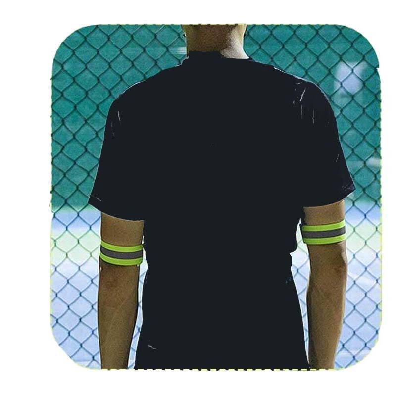 Bracelet de poignet réfléchissant de sécurité réglable, sangle de sport, course de nuit, réfléchissant pour bras, poignet, taille, ceinture élastique de cheville