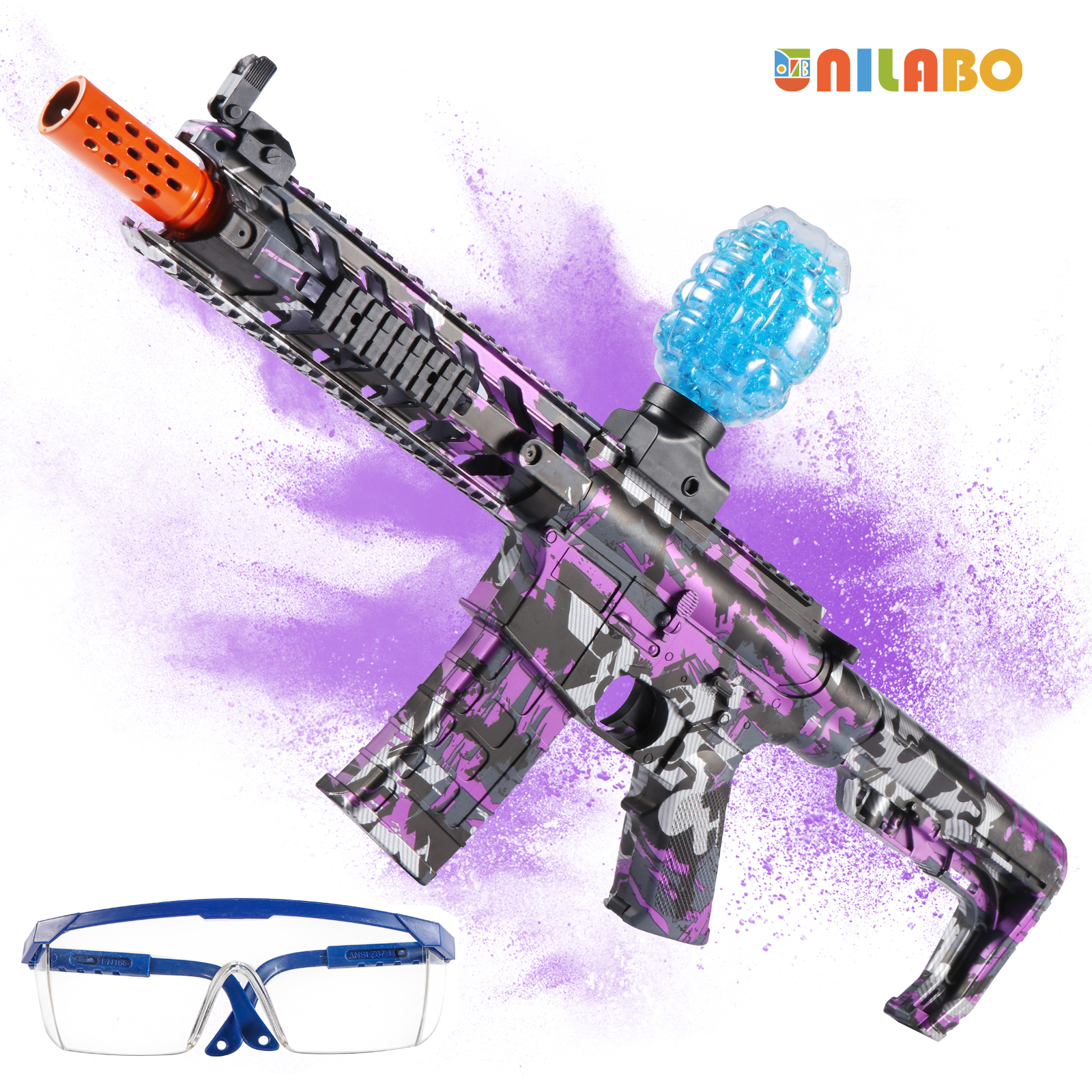Brinquedos de arma elétrica blaster m416, brinquedos ao ar livre recarregáveis e automáticos para atividades de equipe, presente perfeito (bullets excluídos)