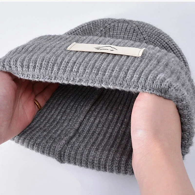 Invierno 3 unids/set gorro guantes bufanda tejido cálido guantes con pantalla táctil conjunto de gorro gorro de punto con calavera pasamontañas multifuncional